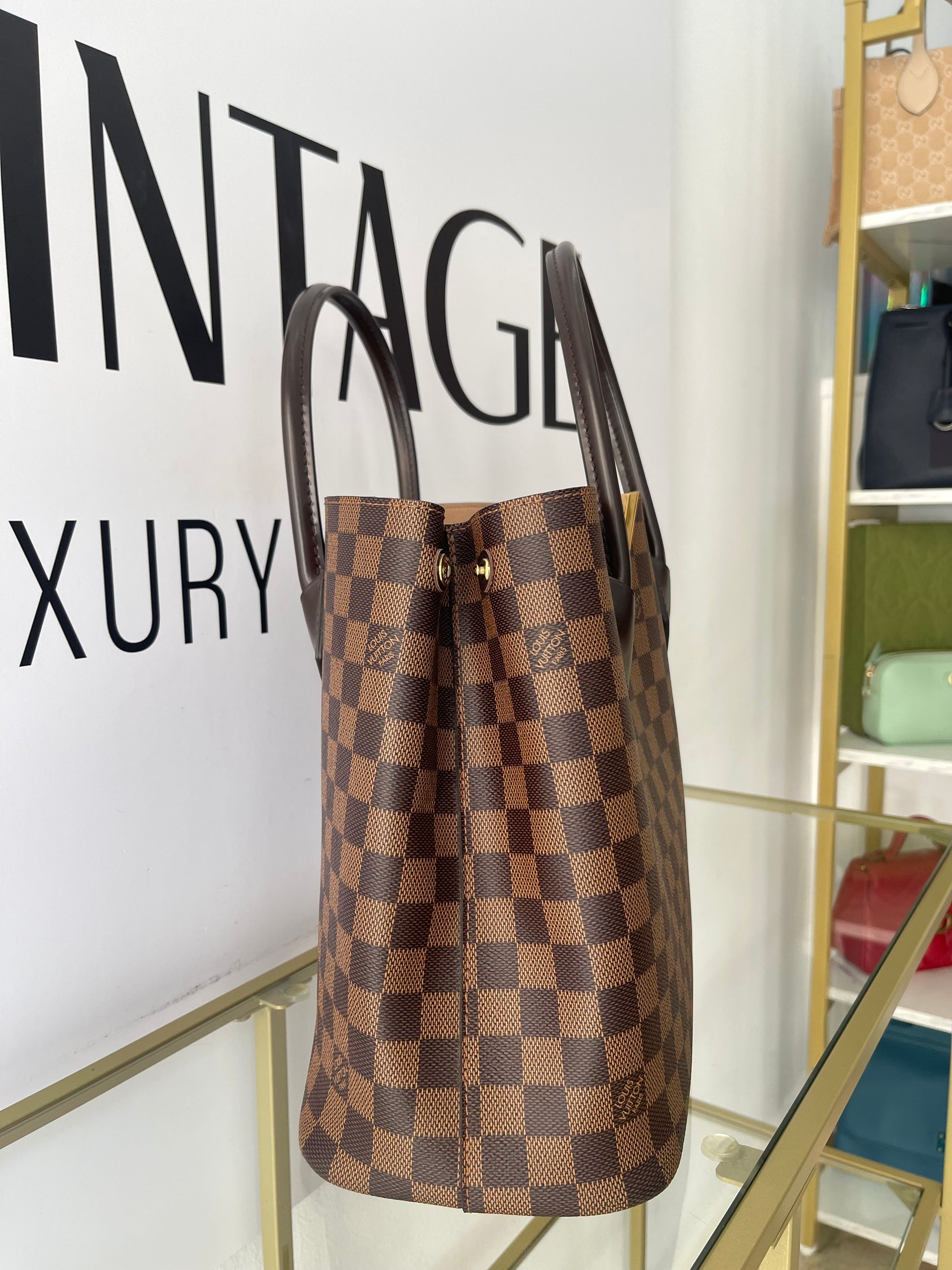 Borsa Kensington Damier Ebène Louis Vuitton