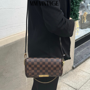 Borsa Favorite PM Damier Ébène Louis Vuitton