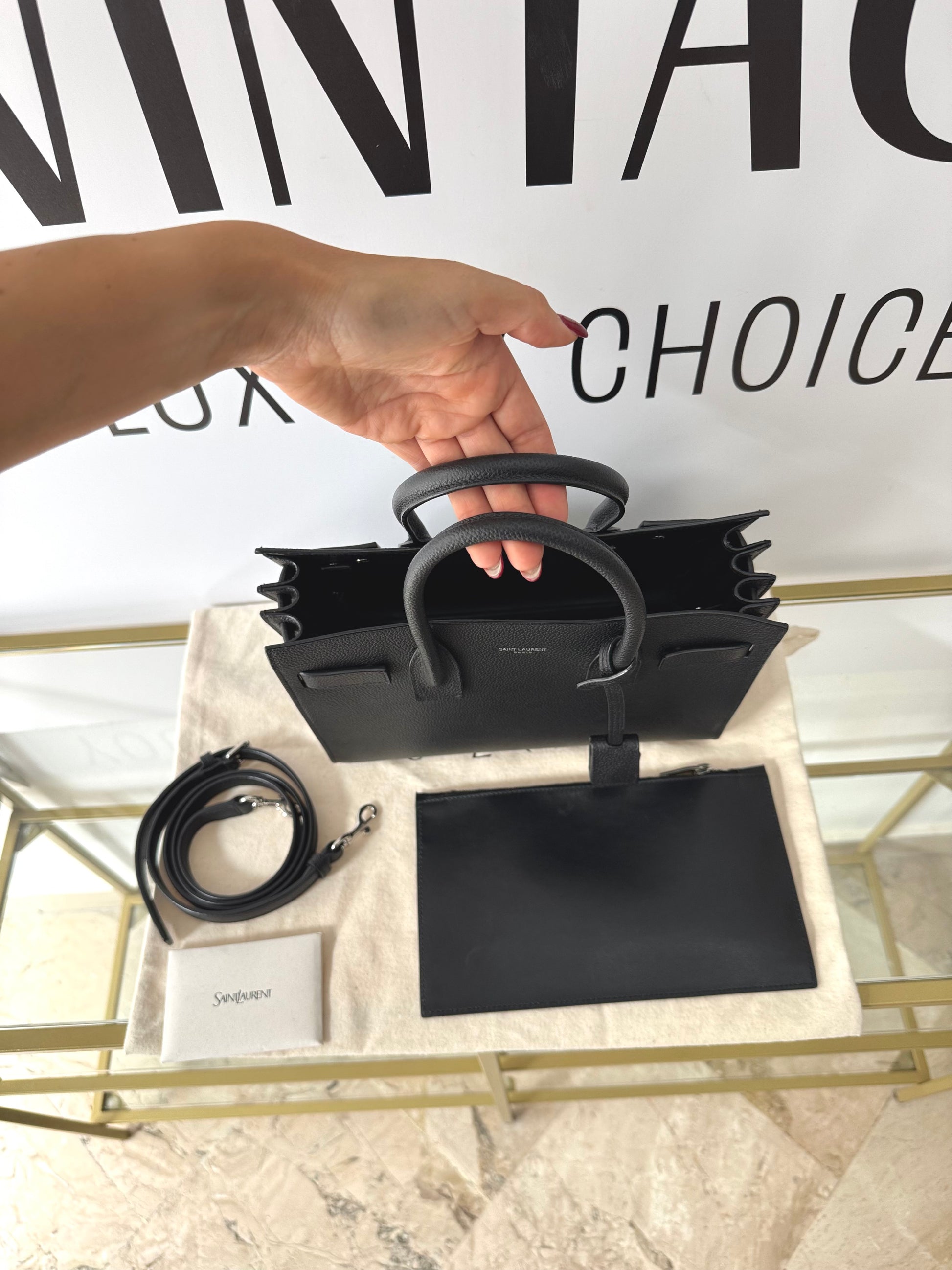 Borsa Sac De Jour Baby Saint Laurent