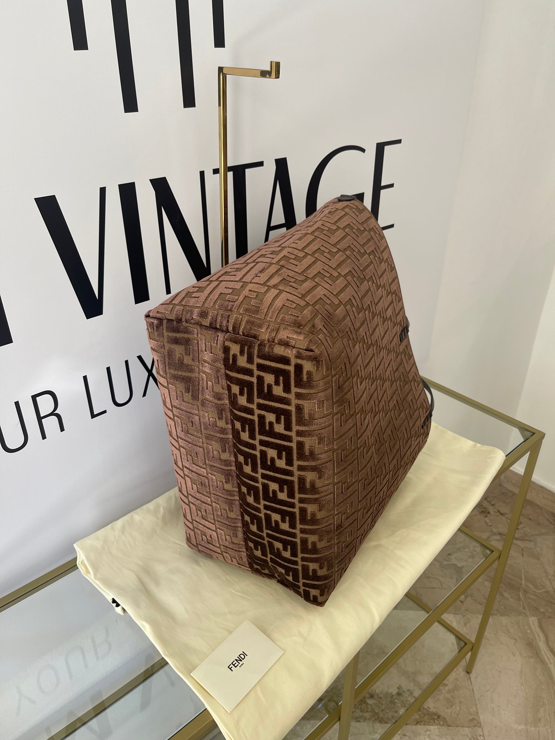 Borsa Zucca Roll reversibile Large Fendi