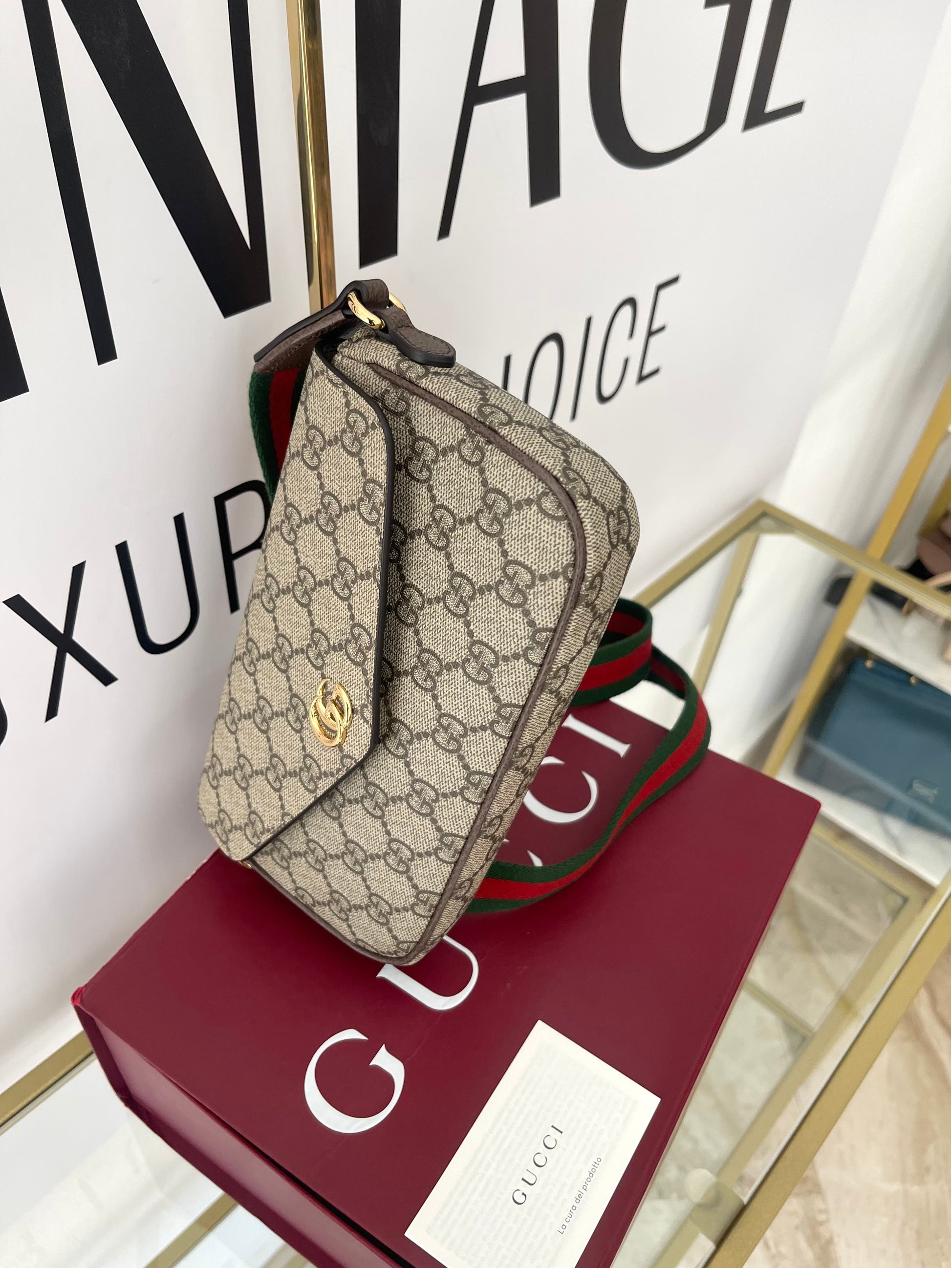 Pochette Ophidia GG Supreme Gucci