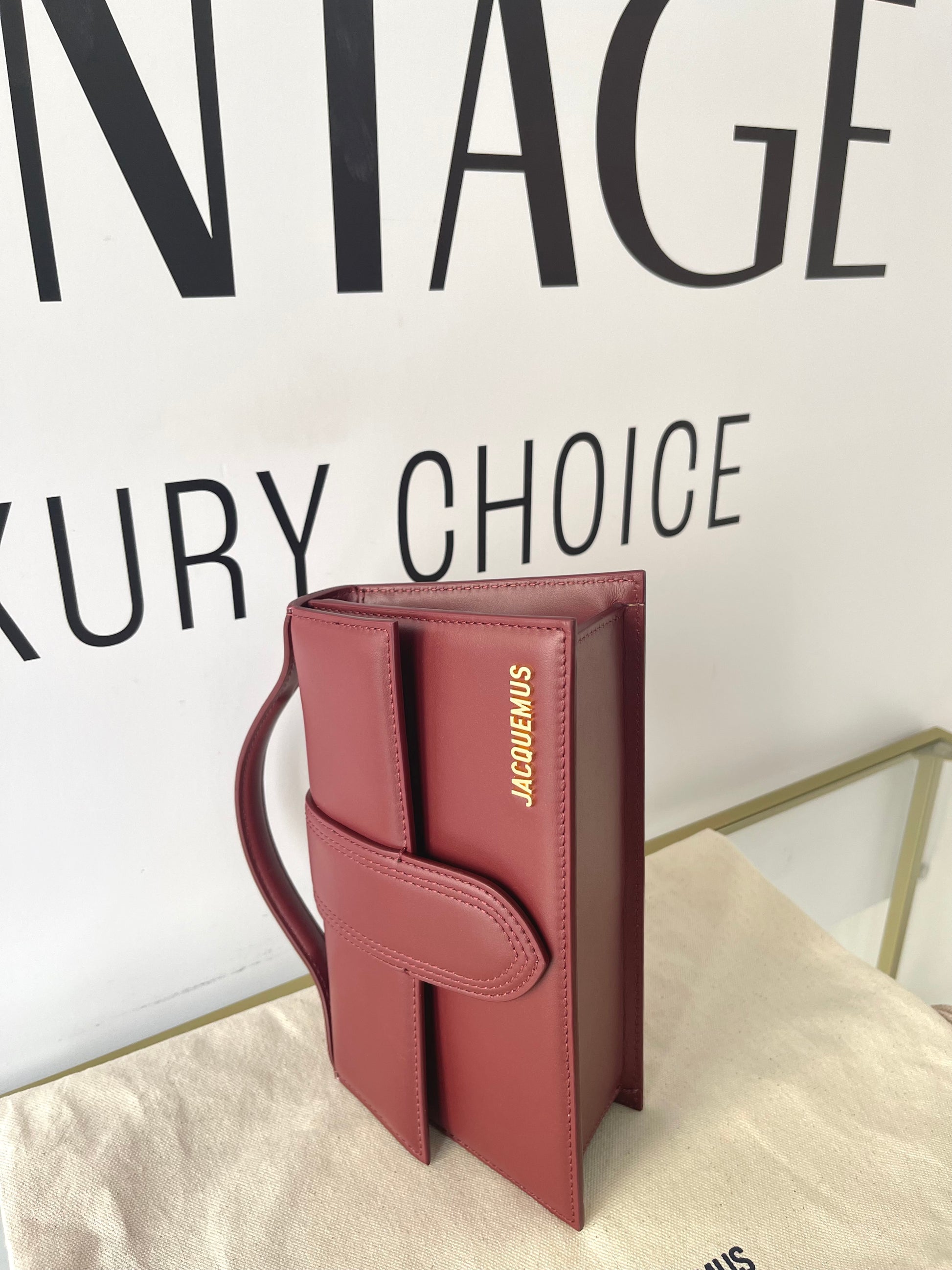 Borsa Le Grand Bambino Bordeaux Jacquemus
