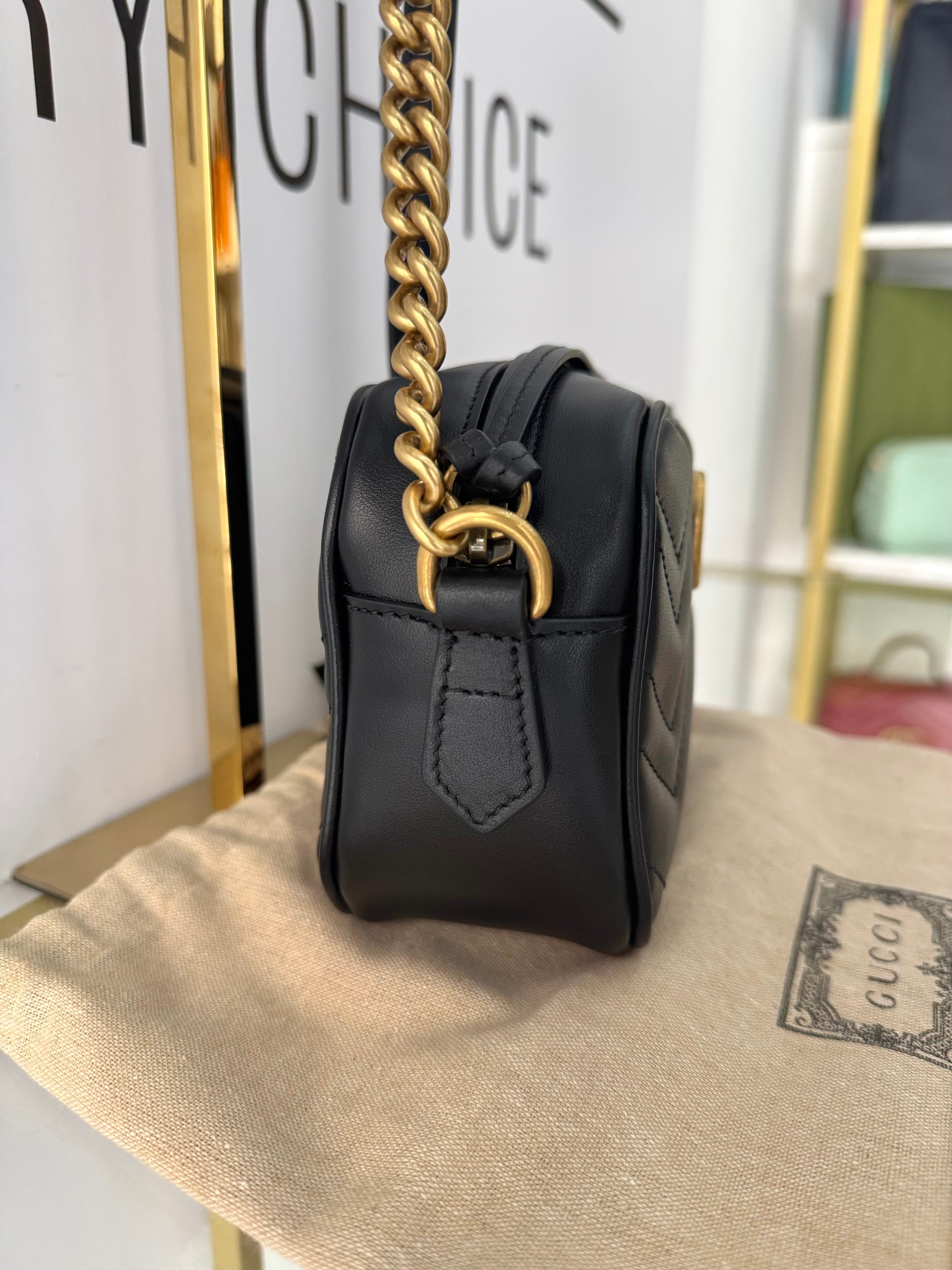 Borsa Mini Camera Bag GG Marmont Gucci