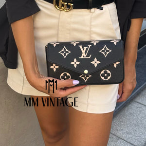 Pochette Félicie Monogram Empreinte Bicolor Louis Vuitton