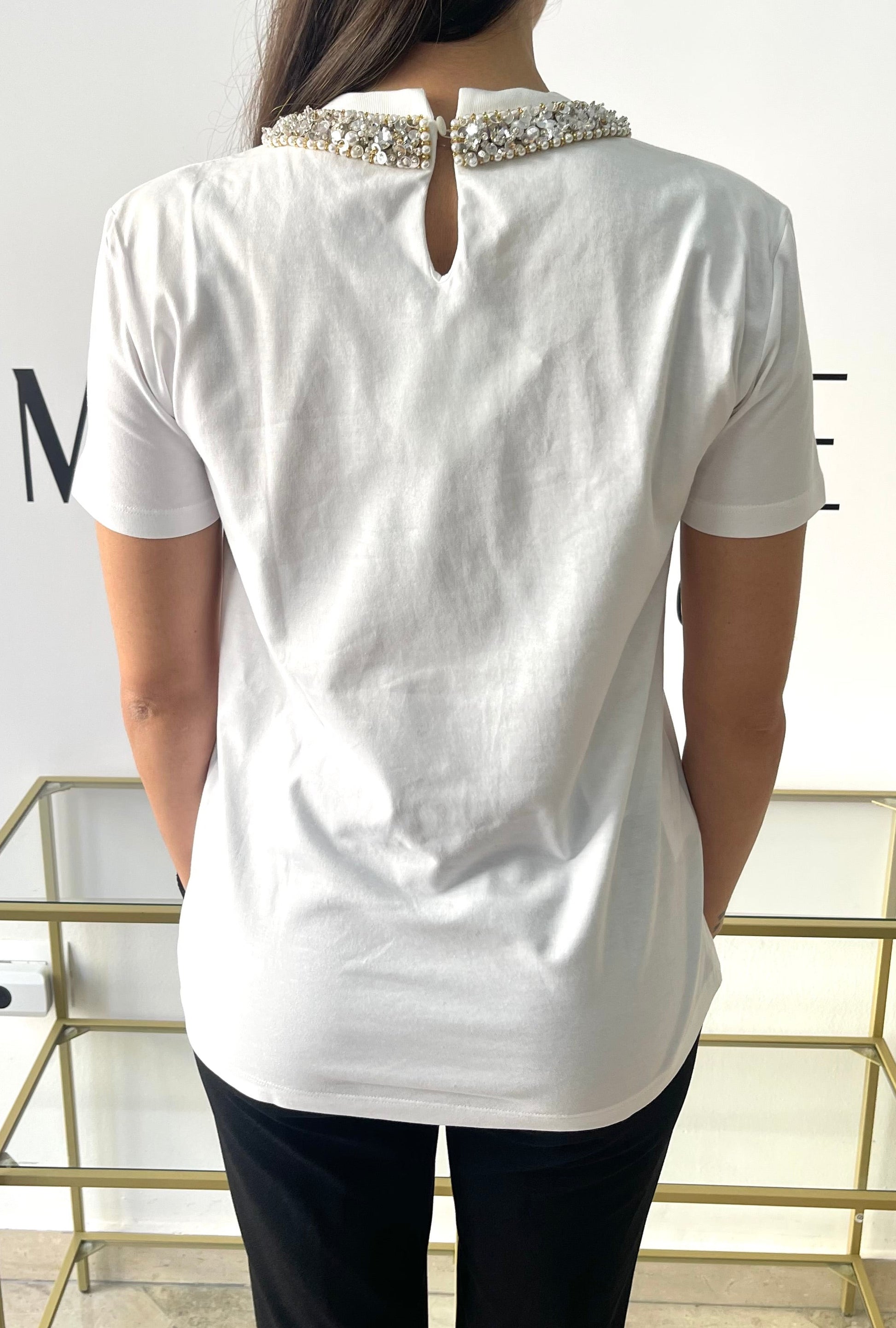 T-Shirt in cotone Miu Miu