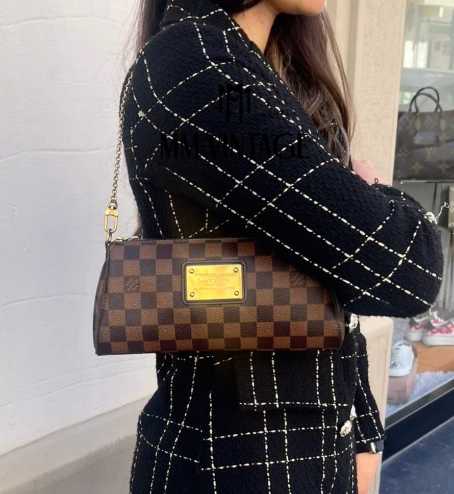 Borsa Eva Damier Ebène Louis Vuitton
