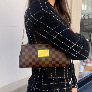Borsa Eva Damier Ebène Louis Vuitton