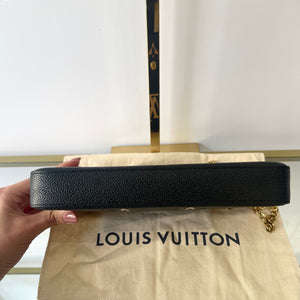Pochette Felicie Monogram Empreinte bicolor Louis Vuitton