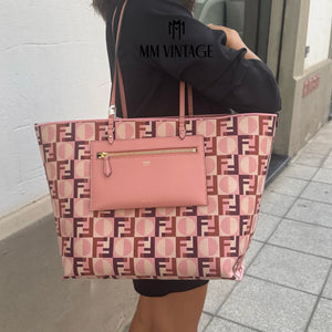 Borsa Shopping Roll Large reversibile Fendi