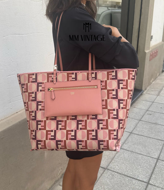 Borsa Shopping Roll Large reversibile Fendi