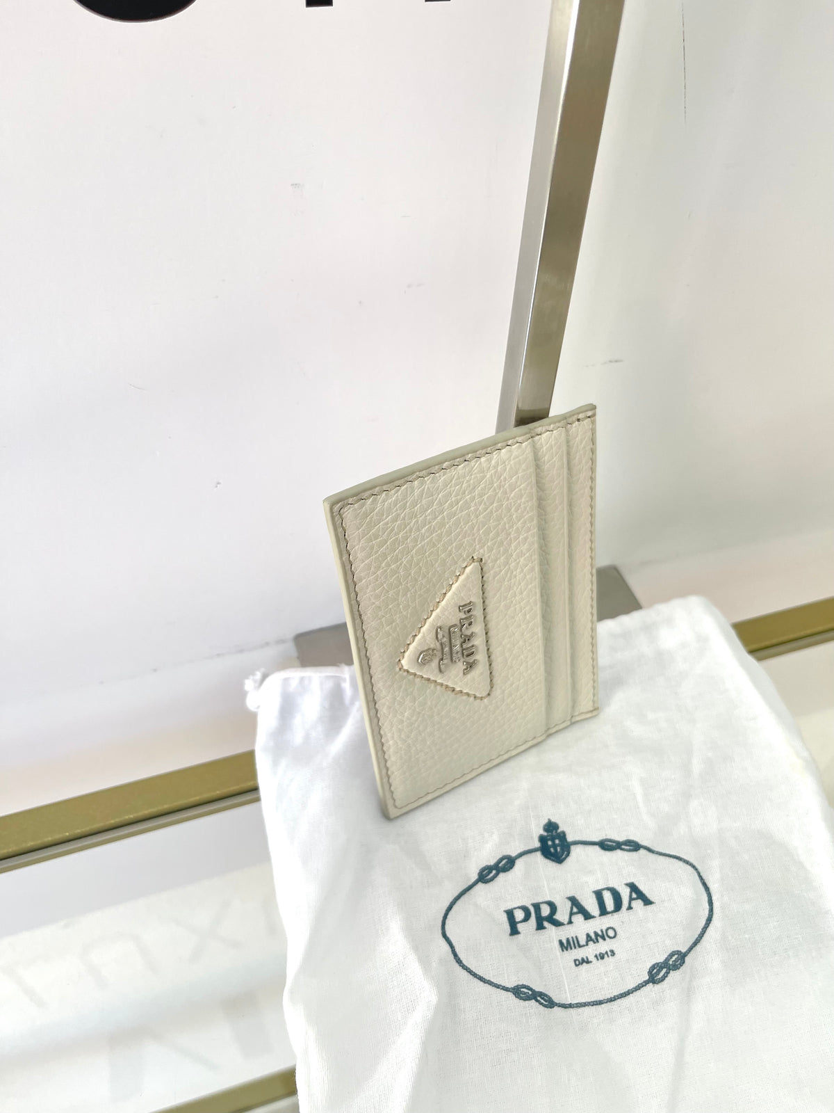 Portacarte in pelle Prada