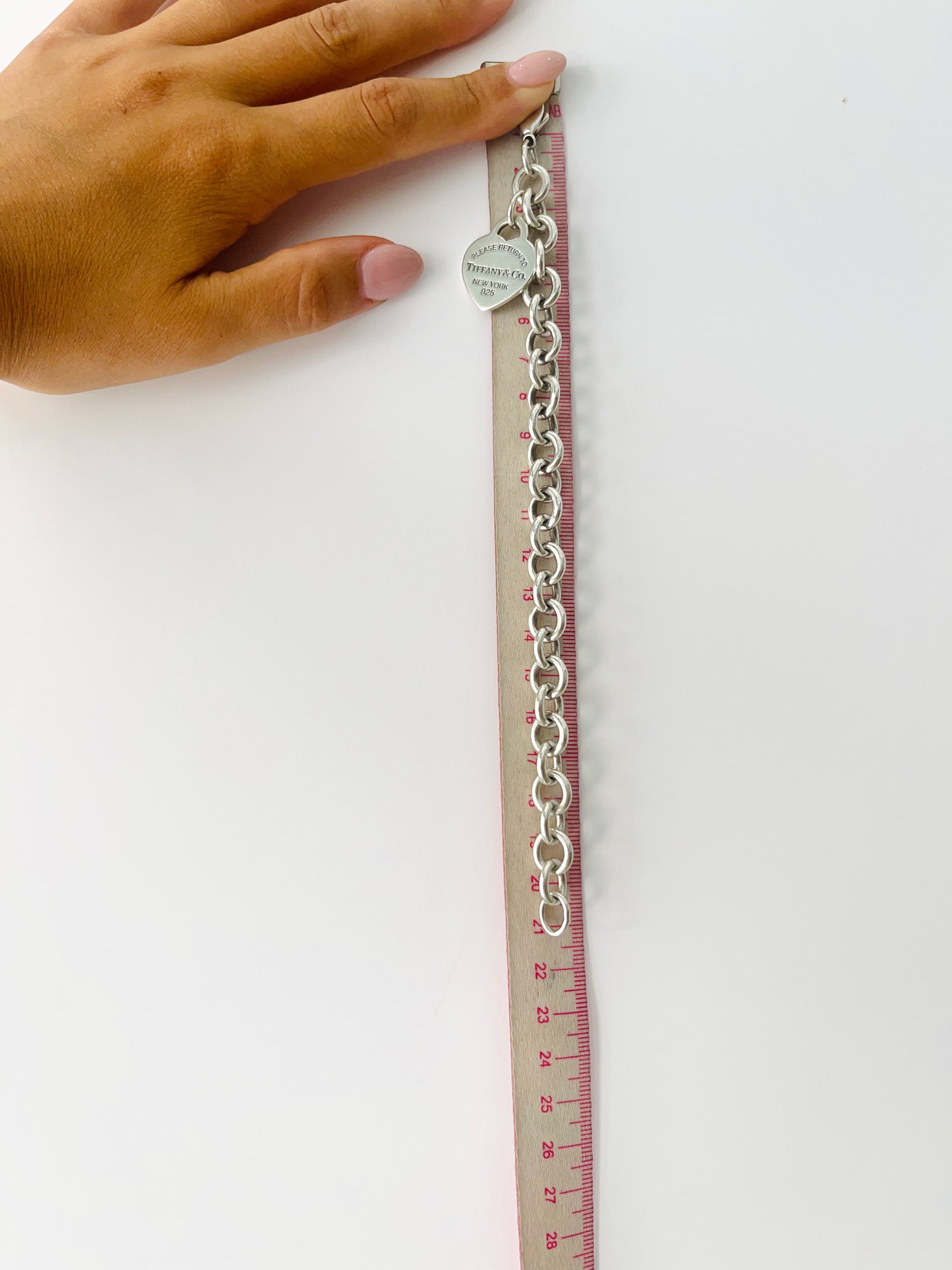 Bracciale a Maglie Cuore M Tiffany