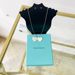 Girocollo Cuori Small smaltato rosso Tiffany