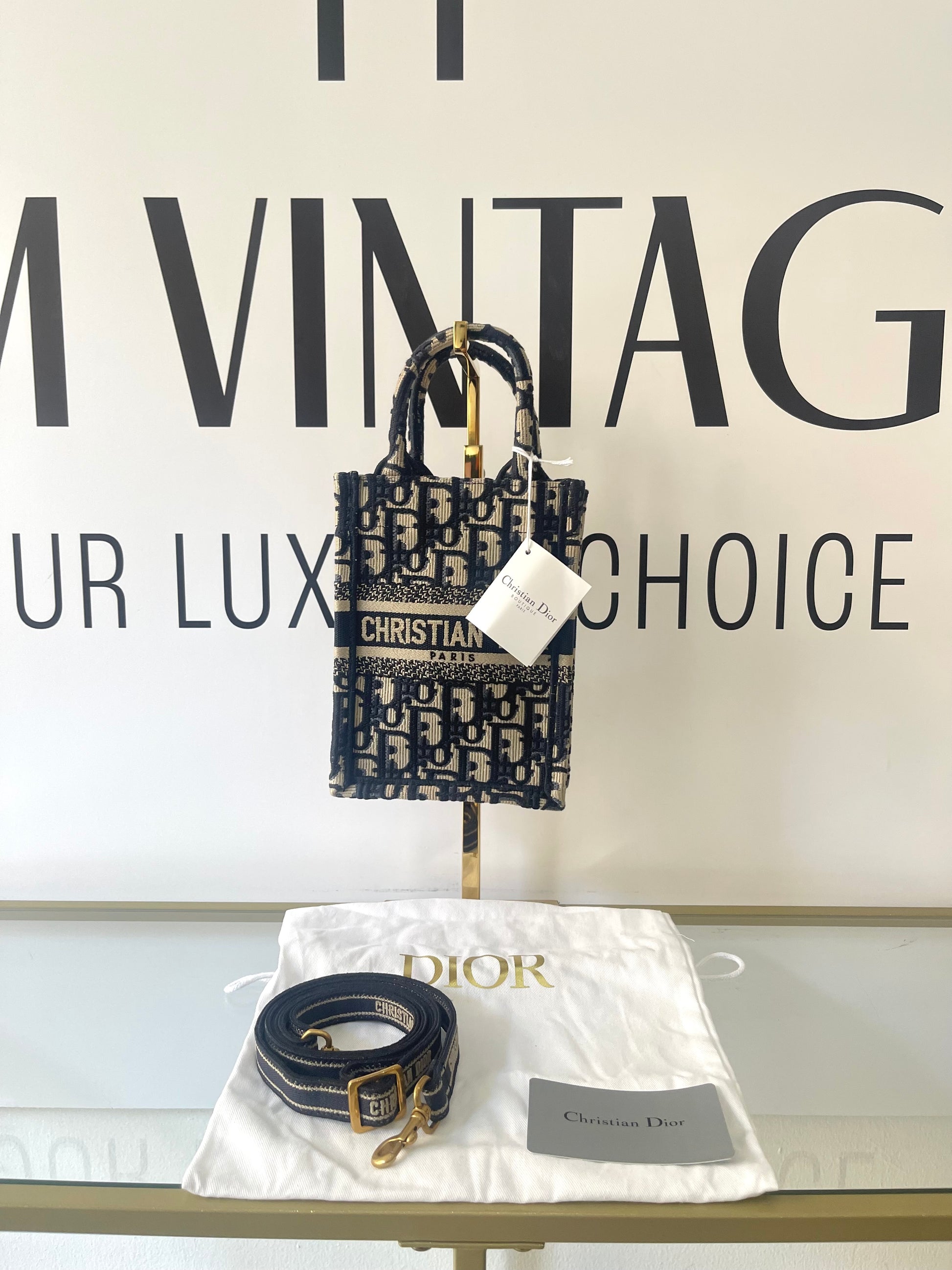 Borsa Dior Book Tote Mini Christian Dior