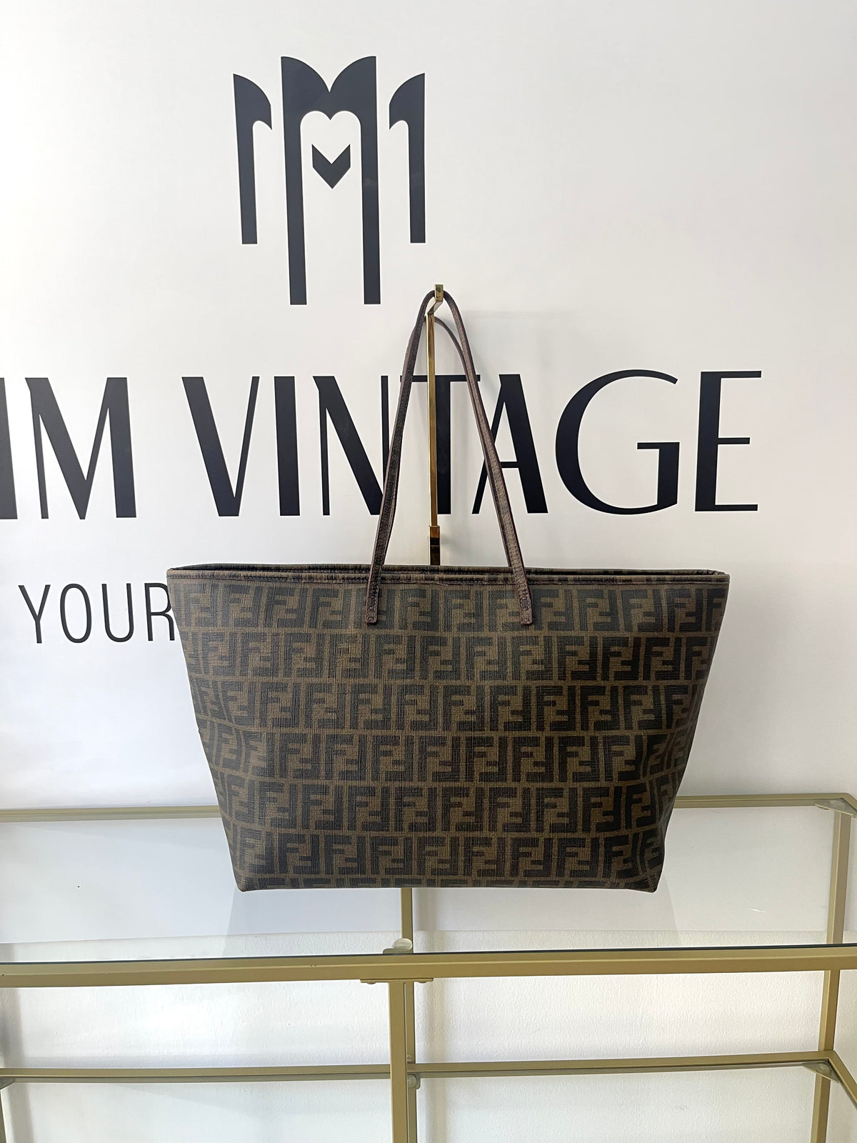 Borsa Shopping Roll FF Zucca Fendi