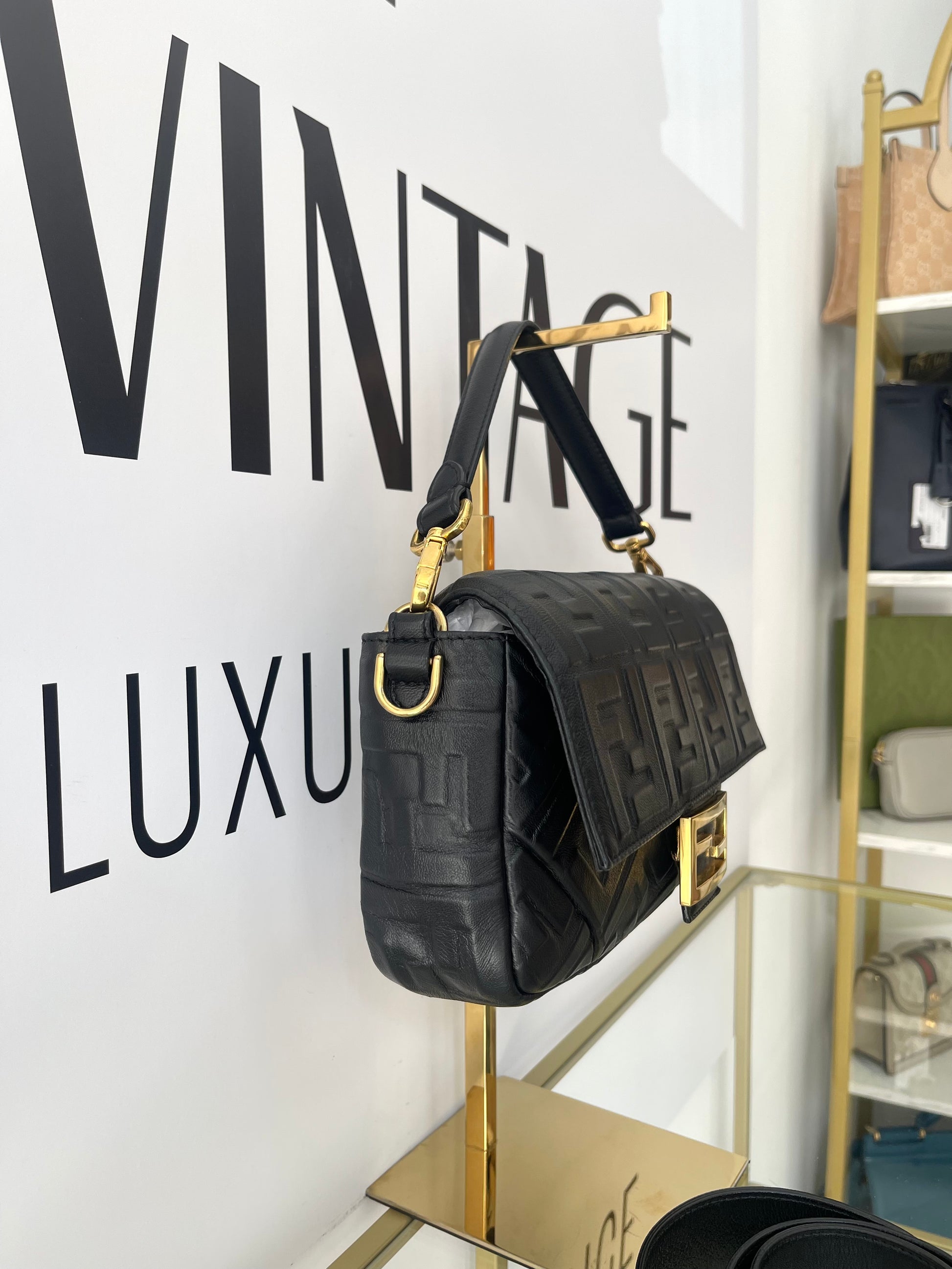 Borsa Baguette FF Fendi