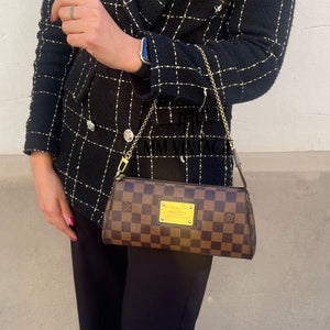 Borsa Eva Damier Ebène Louis Vuitton