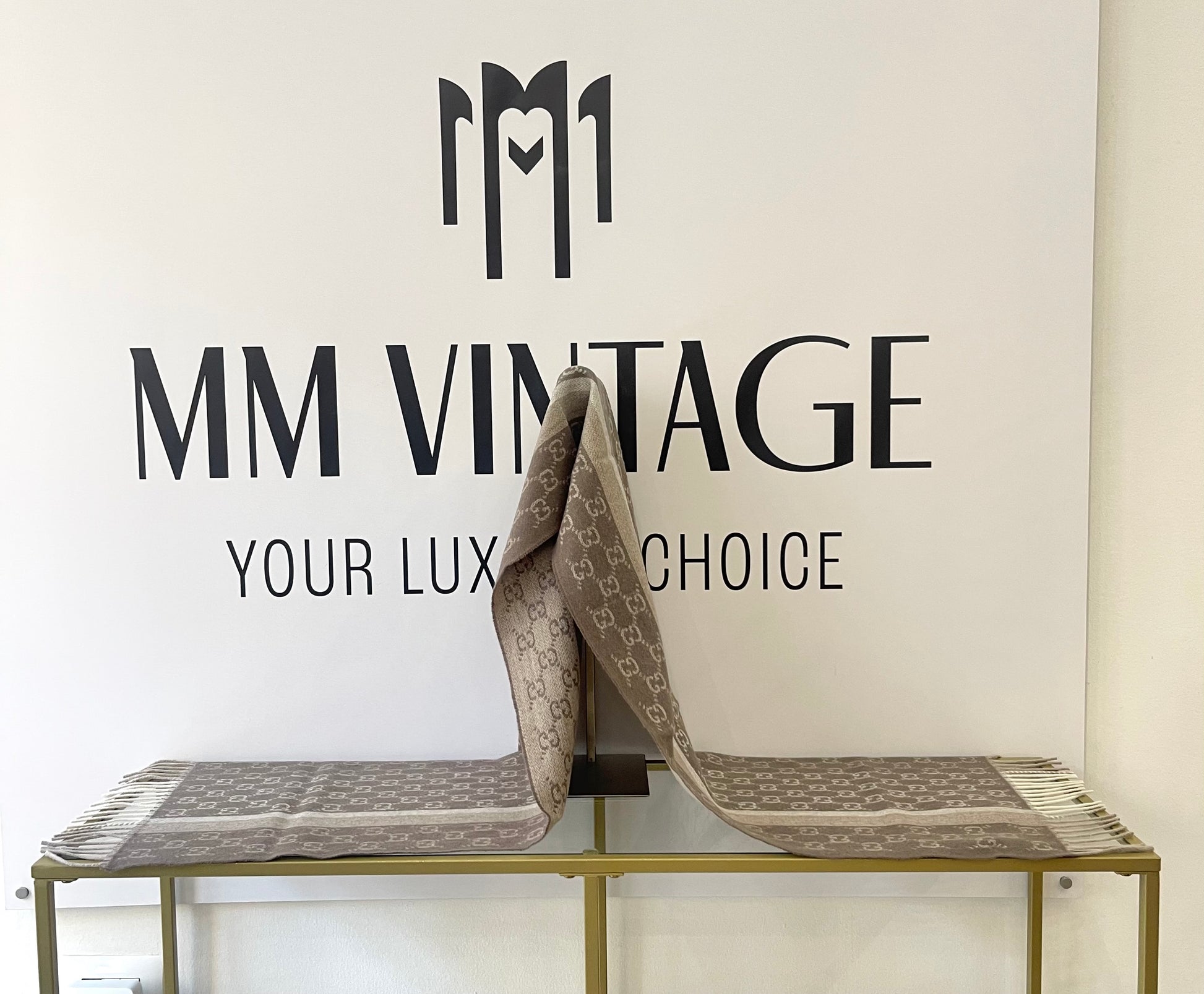 Sciarpa GG con frange Gucci