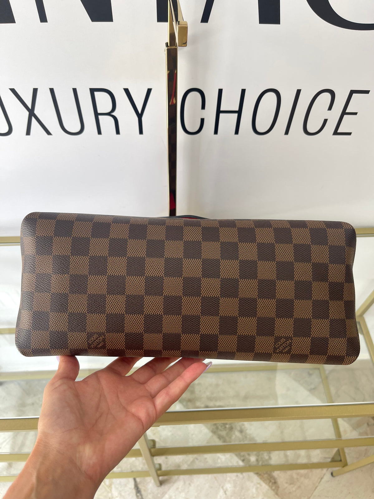 Borsa Beaubourg MM Damier Ebène Louis Vuitton