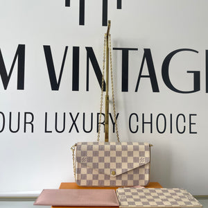 Pochette Félicie Damier Azur Louis Vuitton