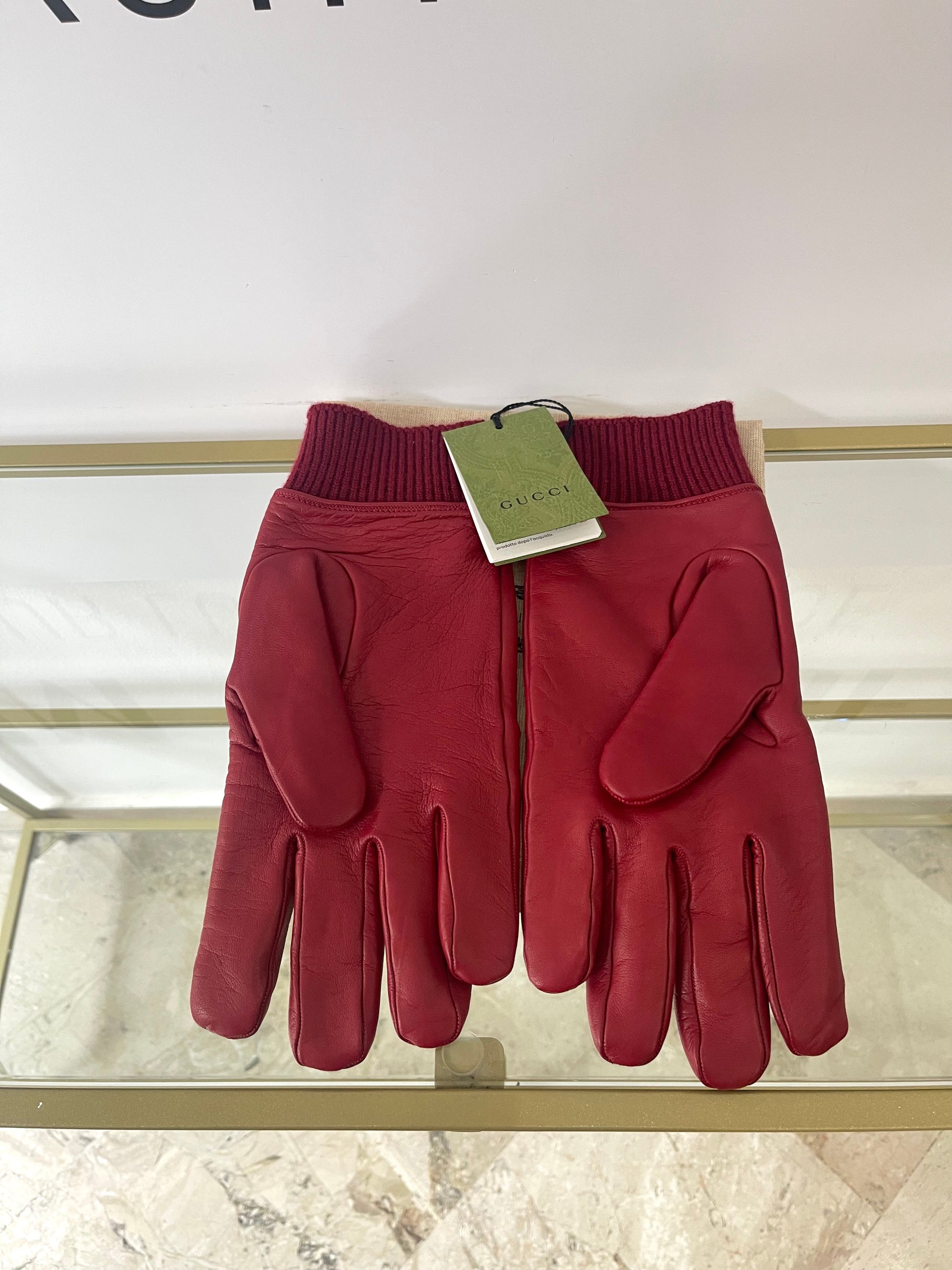 Guanti in pelle Gucci