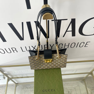 Borsa Padlock GG Supreme Bees Gucci