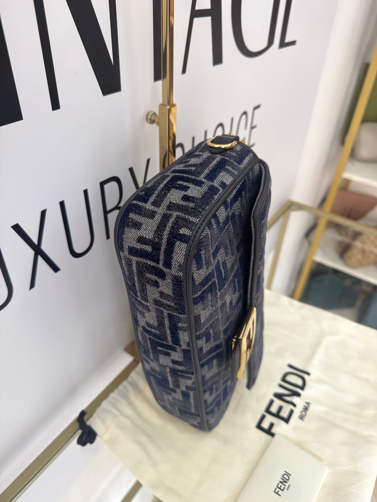 Borsa Baguette FF Fendi