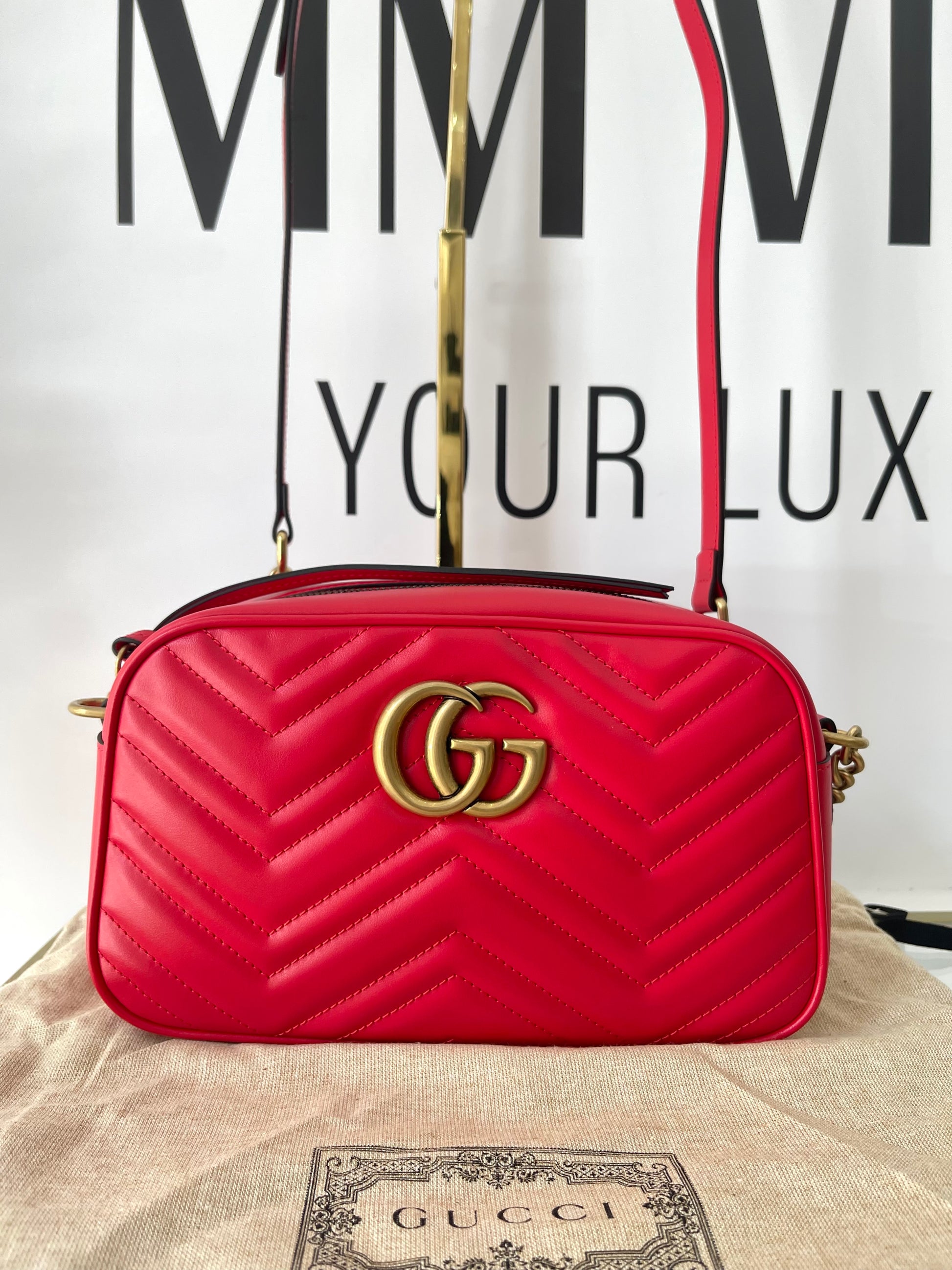 Borsa Camera Bag GG Marmont Matelassé Gucci