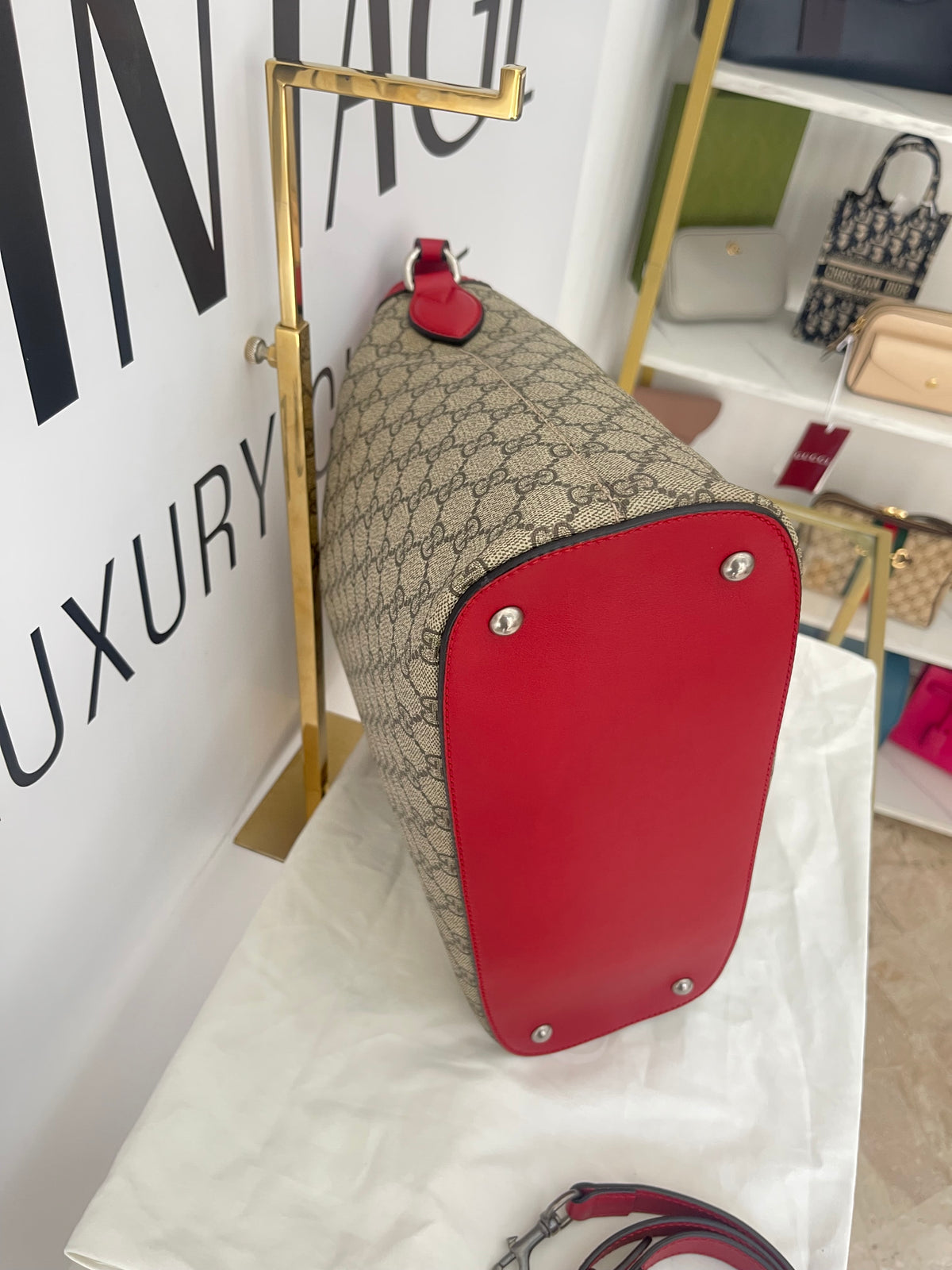 Borsa Hobo Linea A GG Supreme Gucci
