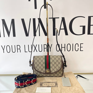 Borsa Ophidia GG Supreme dettaglio Web Gucci