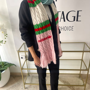Sciarpa Gucci x Adidas in lana