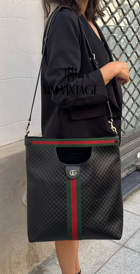 Borsa Shopping Giglio Microguccissima Gucci