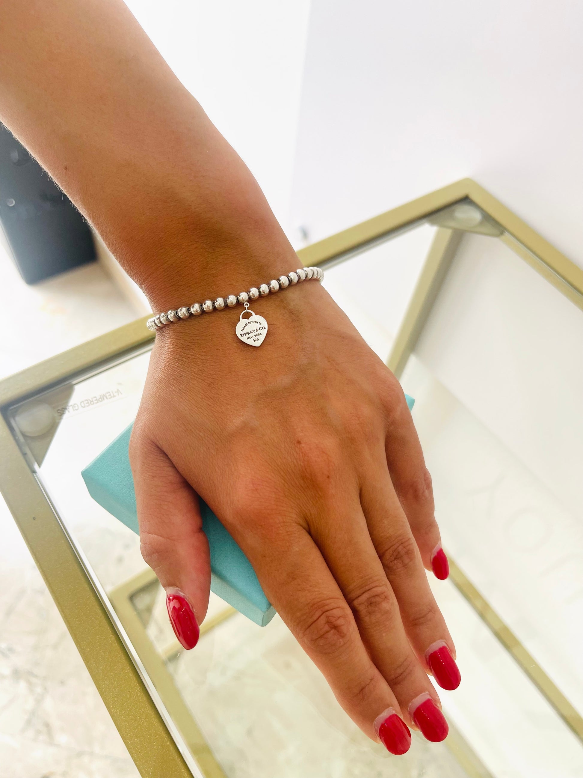 Bracciale Bead Cuore Mini Tiffany
