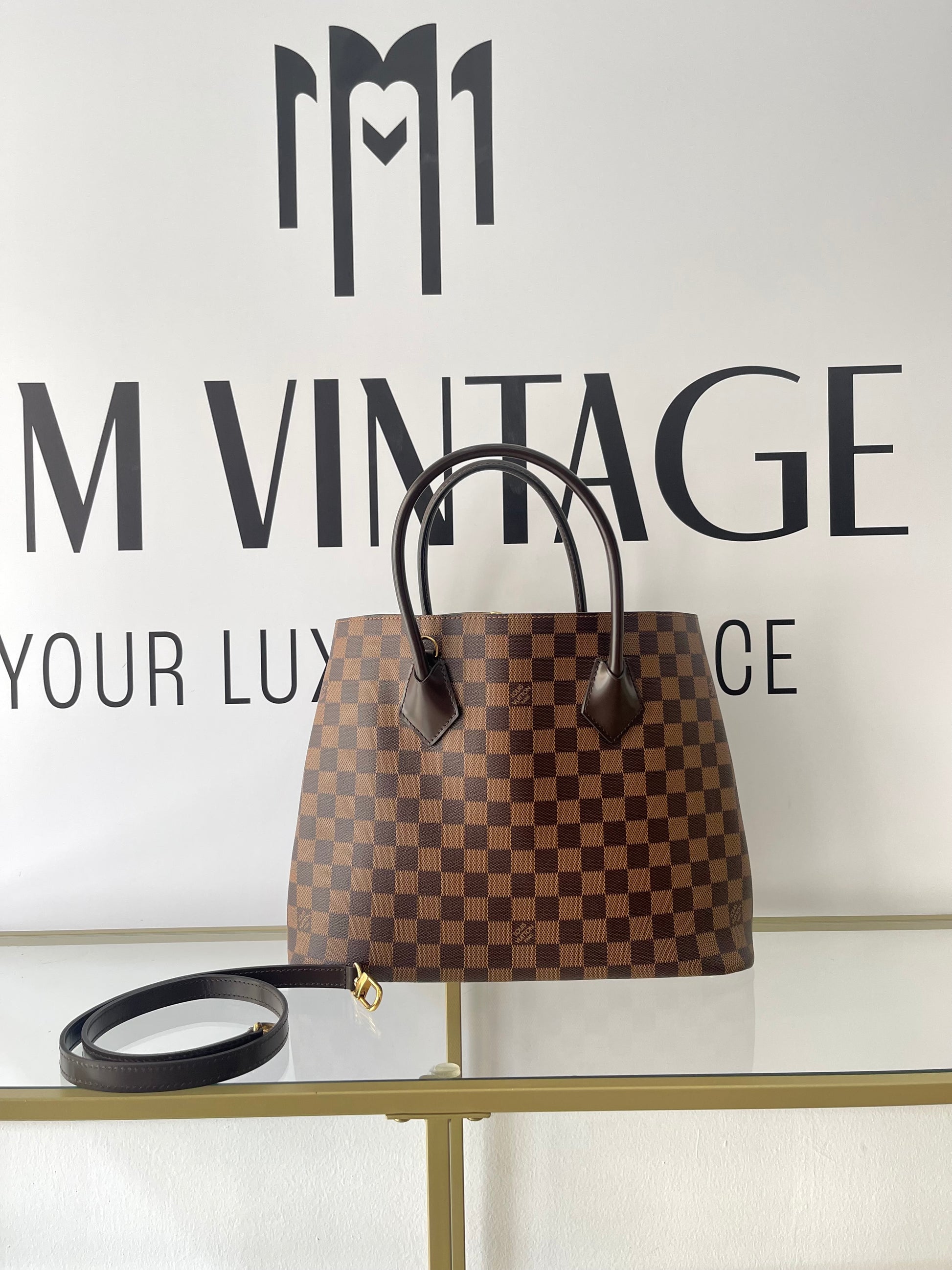 Borsa Kensington Damier Ebène Louis Vuitton