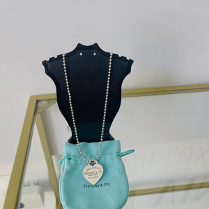 Collana a pallini cuore L Tiffany