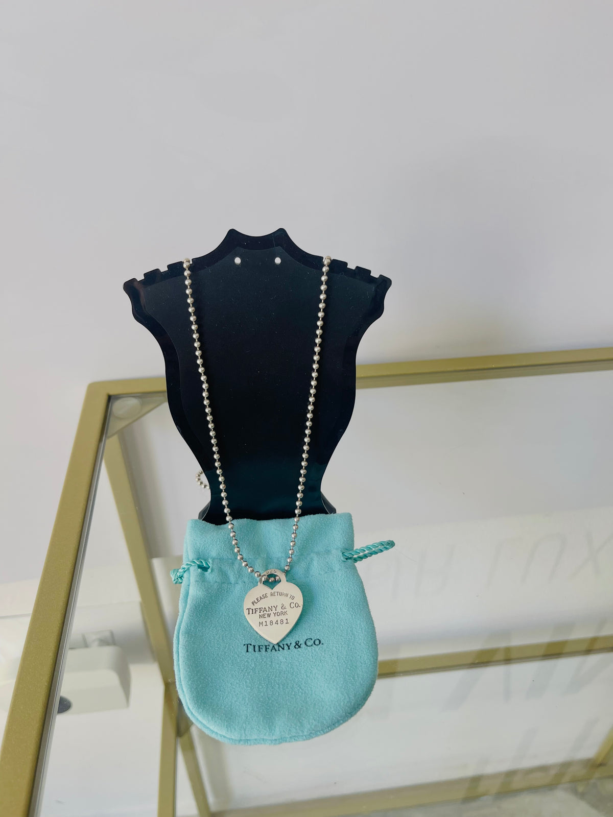 Collana a pallini cuore L Tiffany