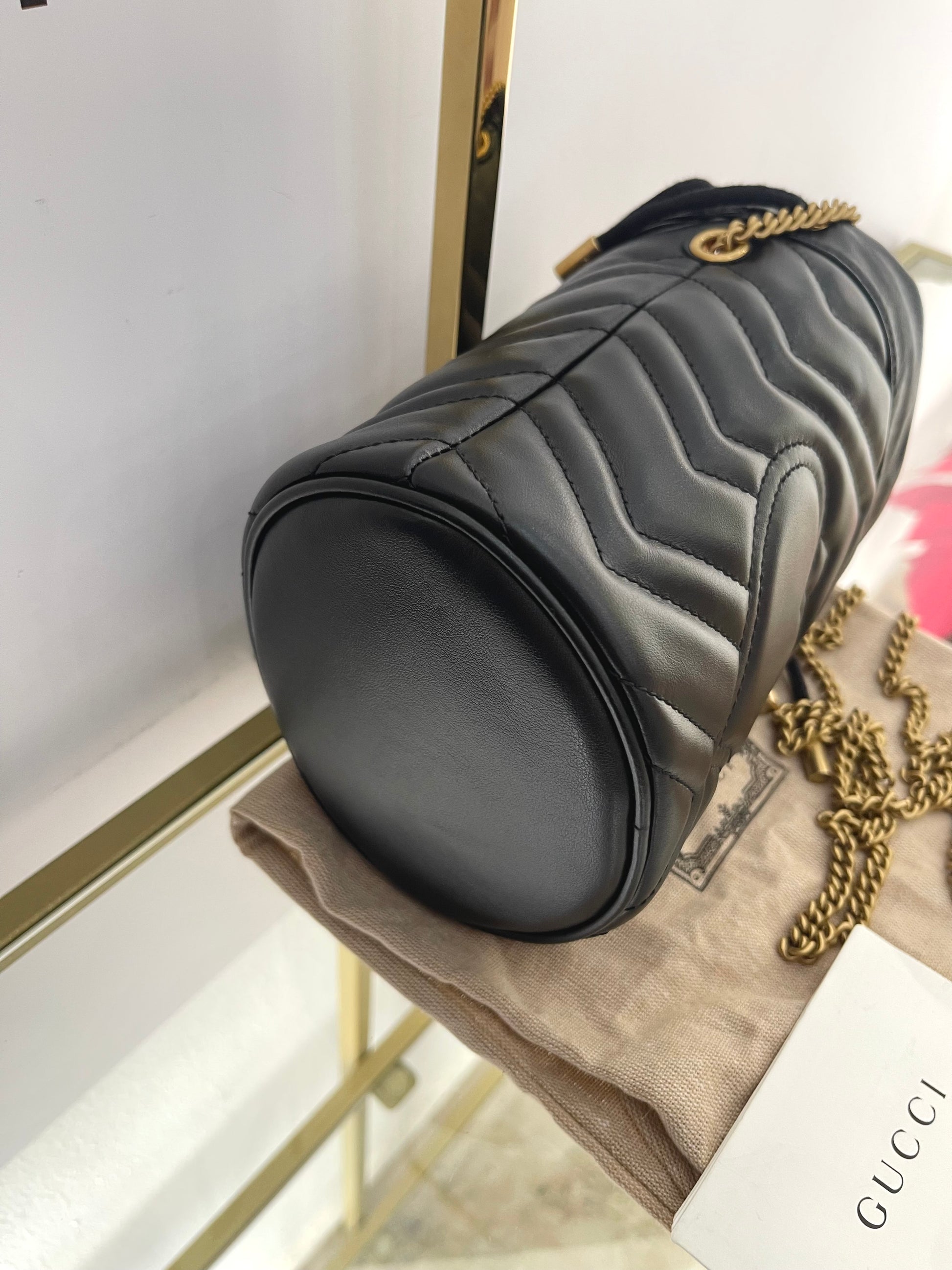 Borsa a secchiello GG Marmont Gucci