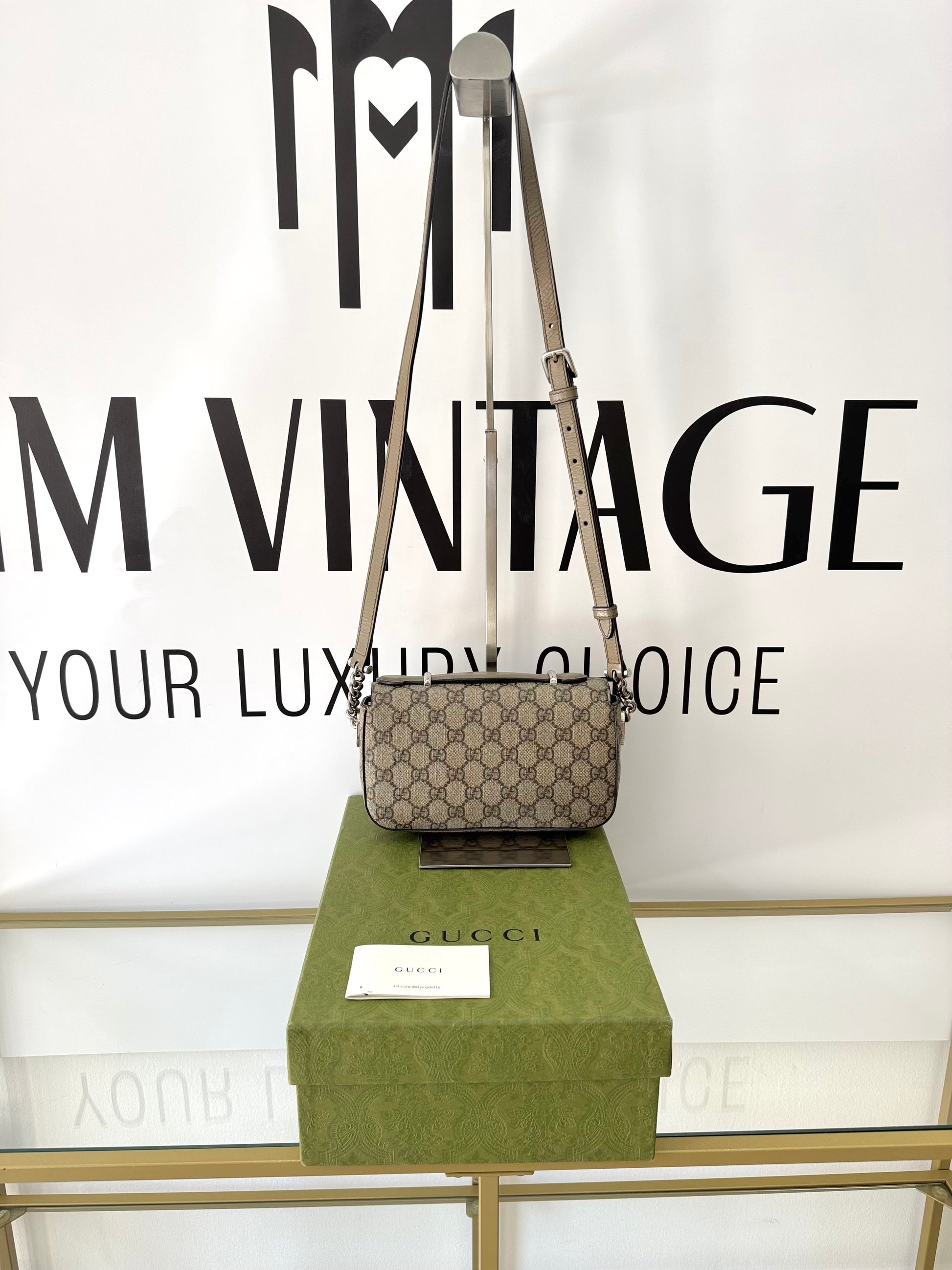 Borsa Petite GG Supreme Gucci