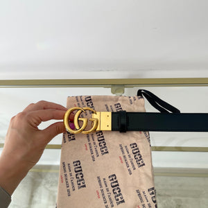 Cintura reversibile GG Marmont Supreme 3 cm Gucci