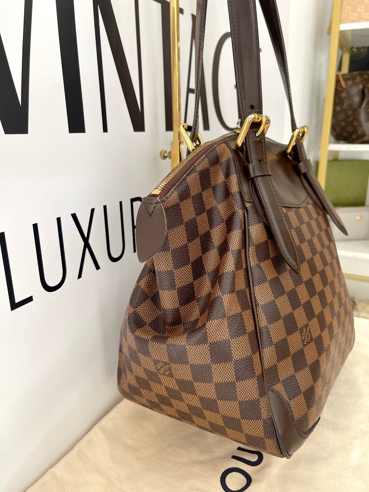 Borsa Verona GM Damier Ebène Louis Vuitton
