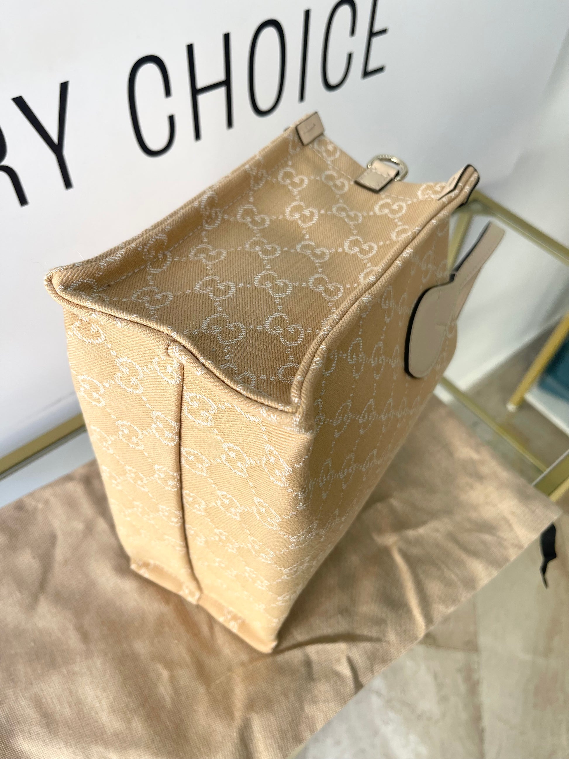 Borsa Shopping Ophidia in denim Gucci