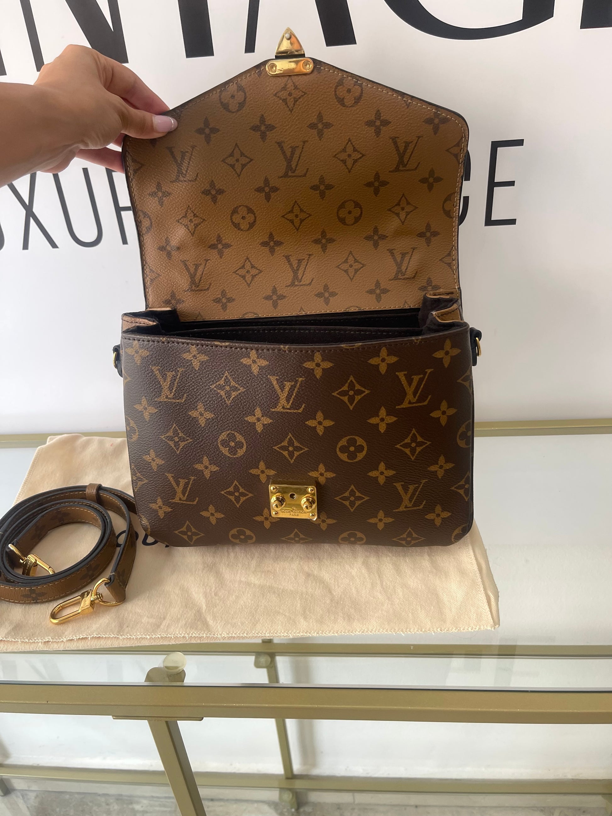 Borsa Métis Monogram Reverse Louis Vuitton