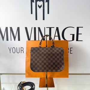 Borsa Beaumarchais Damier Ebène Louis Vuitton