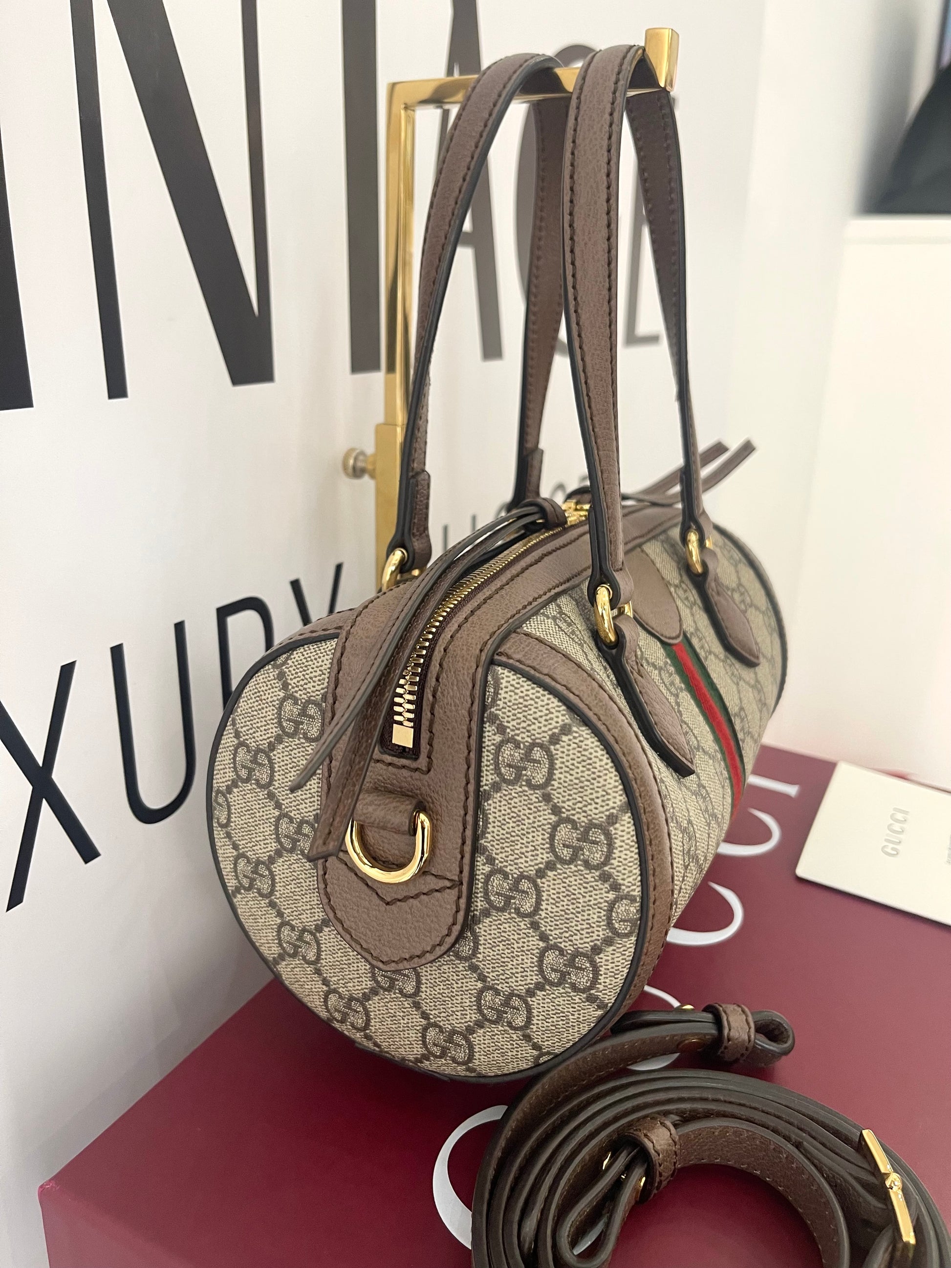 Borsa Ophidia Boston GG Supreme Gucci