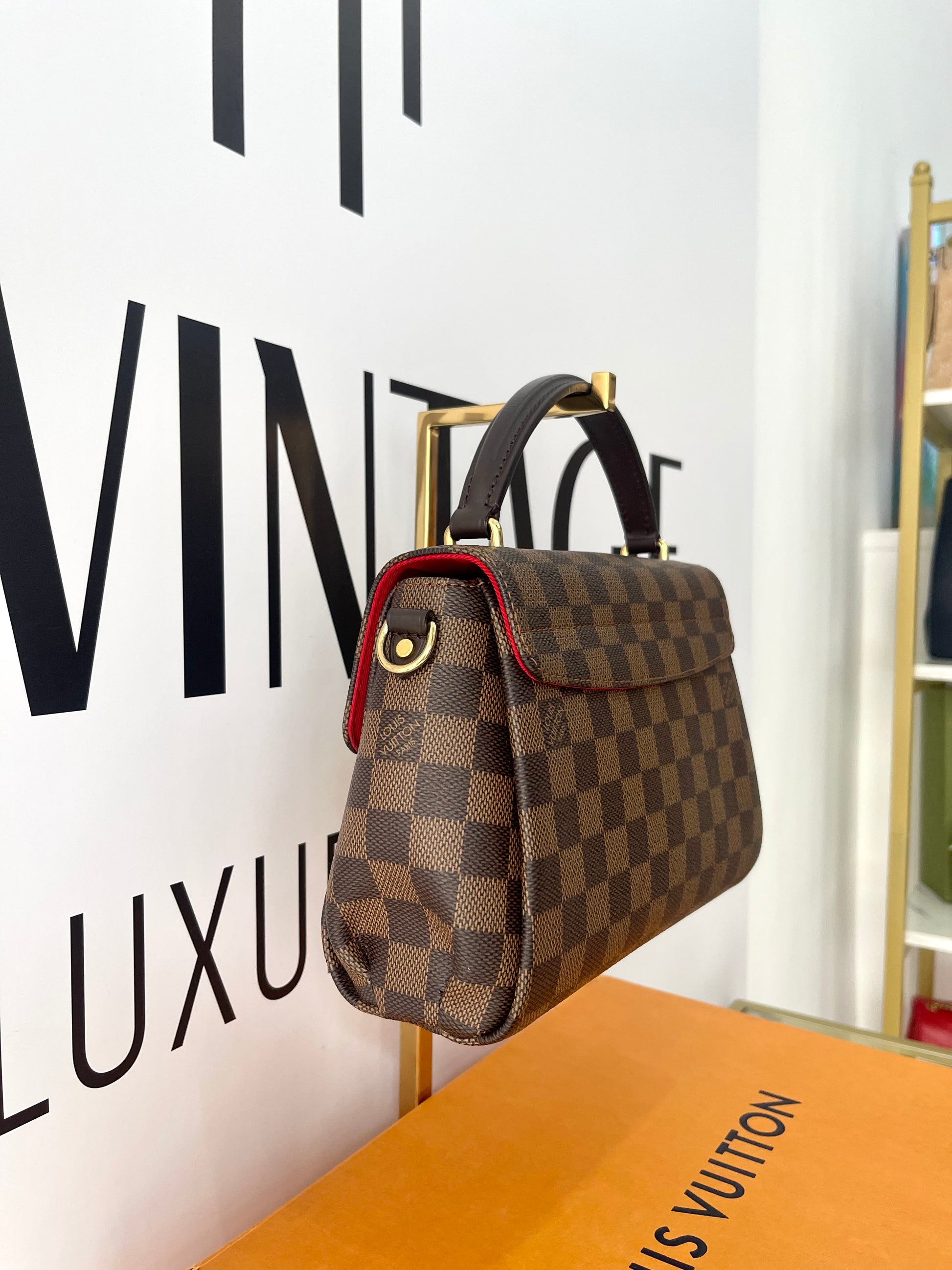 Borsa Croisette Damier Ebène Louis Vuitton