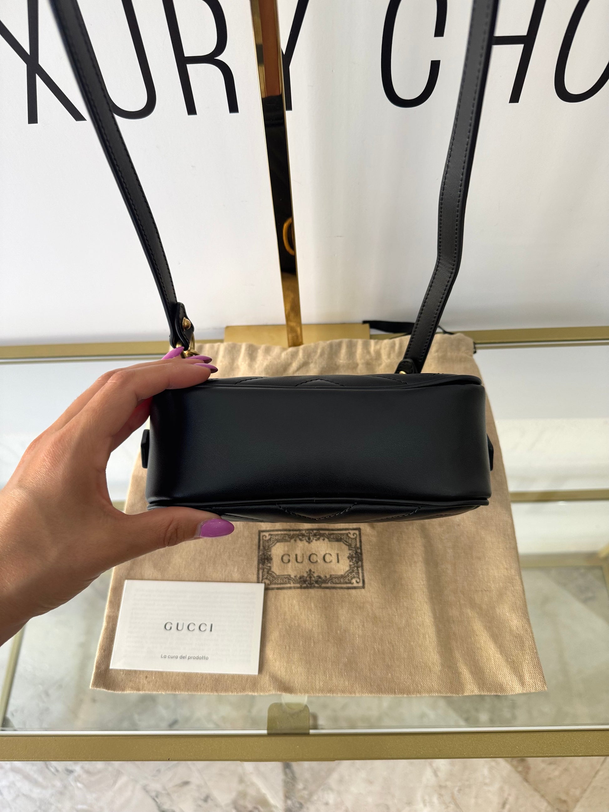 Borsa Mini Camera Bag GG Marmont Gucci