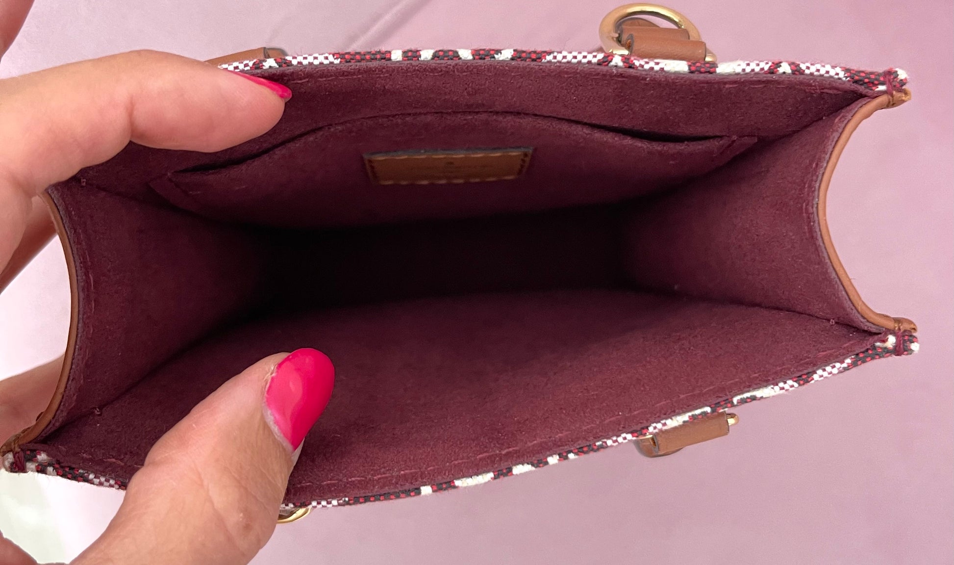 Borsa Petit Sac Plat Jacquard Since 1854 Louis Vuitton