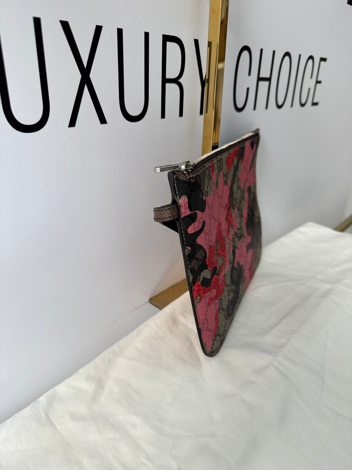 Borsa Shopping Camouflage GG Supreme Gucci