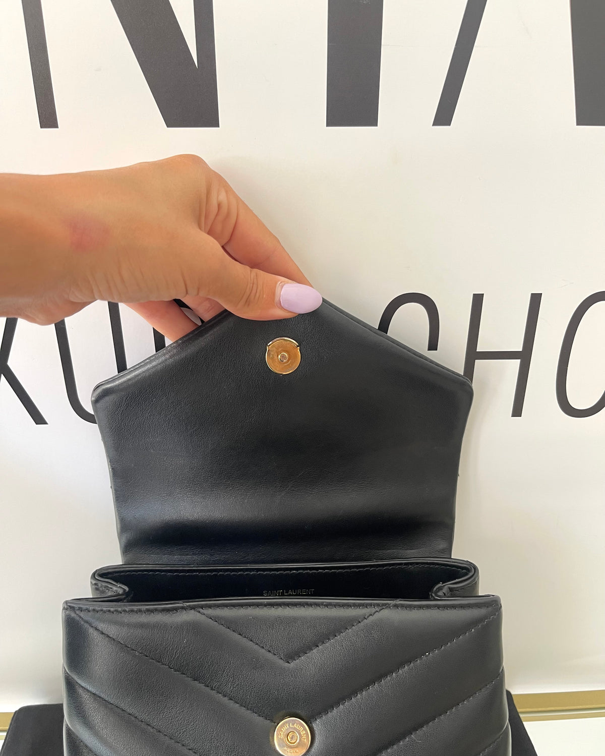 Borsa LouLou Toy hw oro Saint Laurent