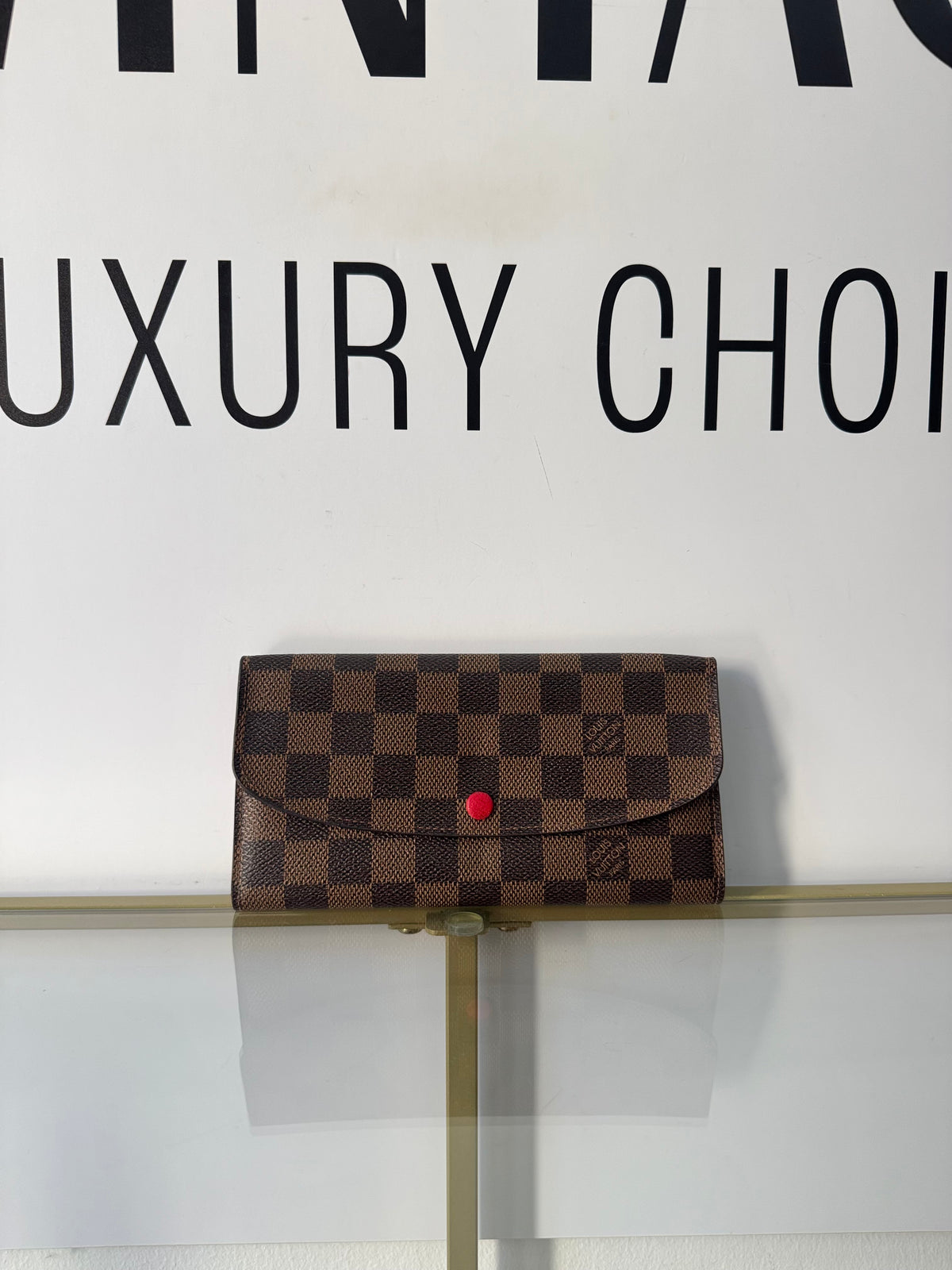 Portafoglio Emilie Damier Ebéne Louis Vuitton